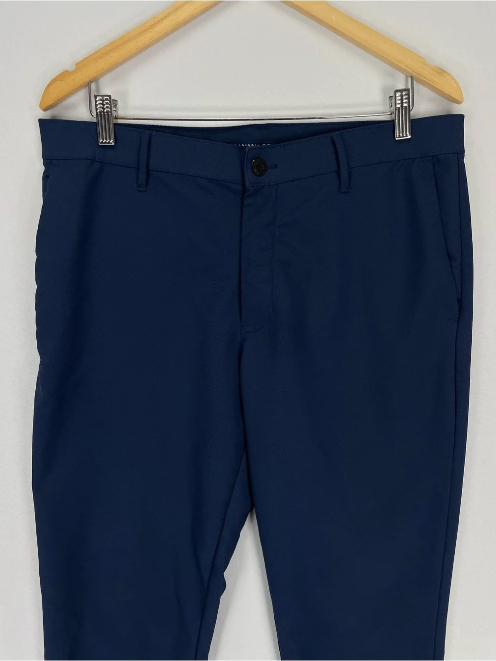 Banana Republic Performance Pants Men’s 34x32 Navy Blue Athletic Straight Chino